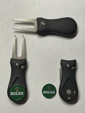 1 Switchblade Golf Divot Tool  1 Rolex 1" Coin Style Golf Marker