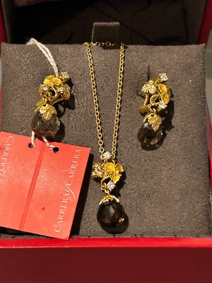 Carrera Y Carrera LA VIÑA COLLECTION Necklace and Earrings with tag Set