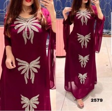 Sale!! Royal Dubai Collection Bedded Kaftan Arabic Abaya Party Wedding Dresses