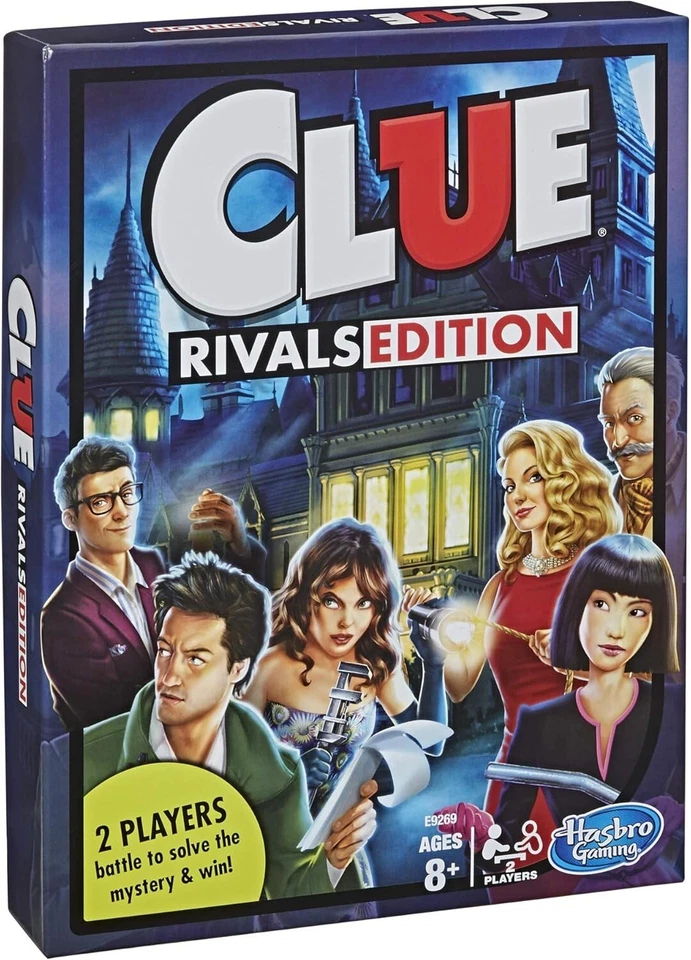 Hasbro Cluedo Board Game Rivals Edition 2Players 8+ Classic Detective Game - Image 2 of 4