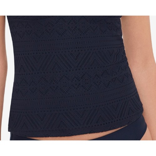 Salt + Cove Crochet High-Neck Tankini Top Black - Pick your Size - Picture 3 of 3