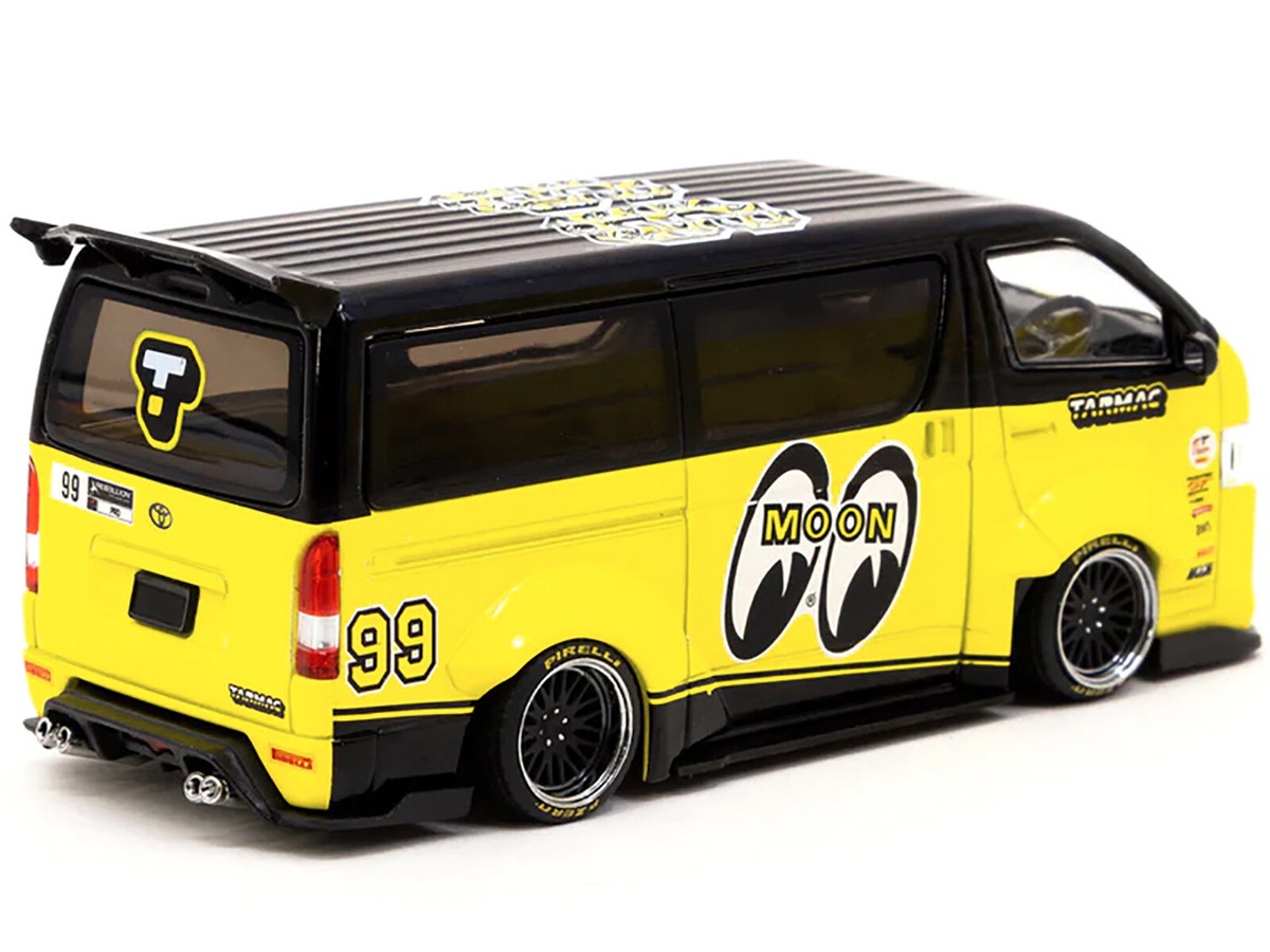 ミニカー TARMAC Toyota Hiace Widebody Mooneyes Toyota Hiace Widebody Van RHD #99 Mooneyes 1/43 Tarmac Works
