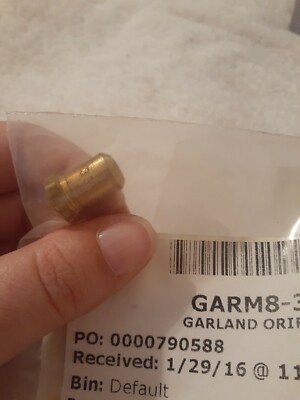 Garland MFR# GARM8-36 Gas Orifice 36 Size- ITEM #337560- BIN# 010301 