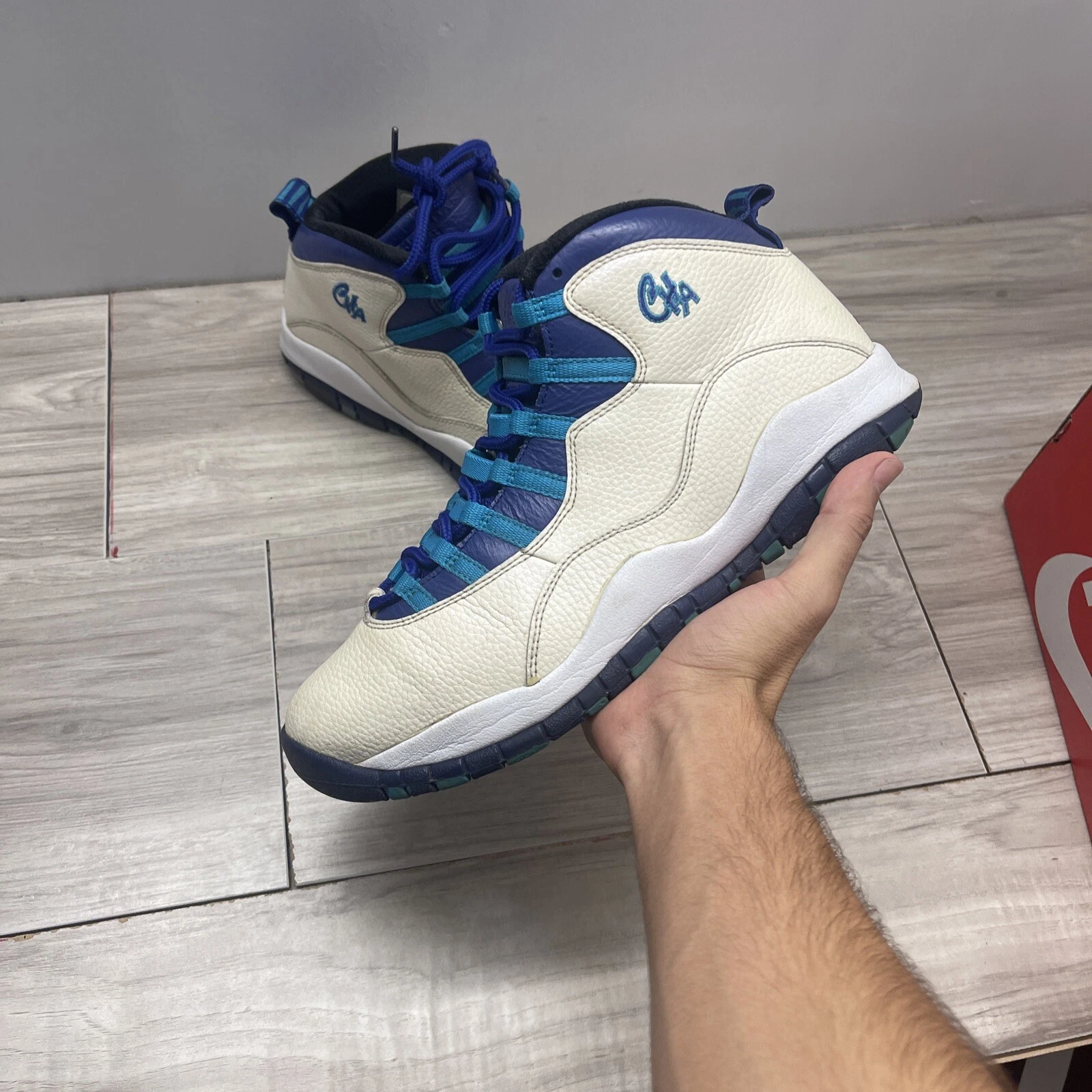 Taglia 9 5 Air Jordan 10 Retro Charlotte Hornets
