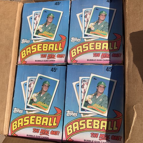 1989 TOPPS BASEBALL CARDS UNOPENED WAX PACK BOX (36 PACKS) Sealed Case