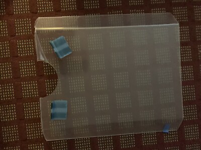 Polycarbonate sneeze guard thick FREE STANDING 