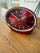 Rhythm Space Age Wecker, voll funktionst&uuml;chtig, seltenes Modell 51102, ca. 1970