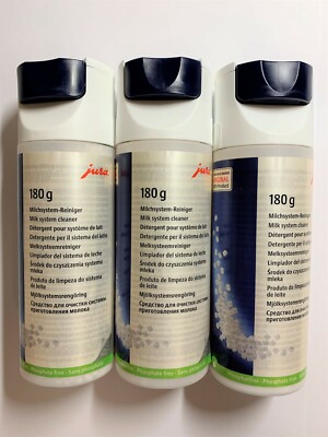 3 x Jura 24211 Milchsystemreiniger 180g Originalflasche  - Mini-Tabs  3 er Pack