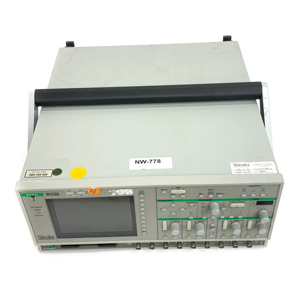 Nicolet Integra Model 40 Digital Oscilloscope 4 Channel 20 MS/a 12 Bit 5 MHz - Image 3 of 4