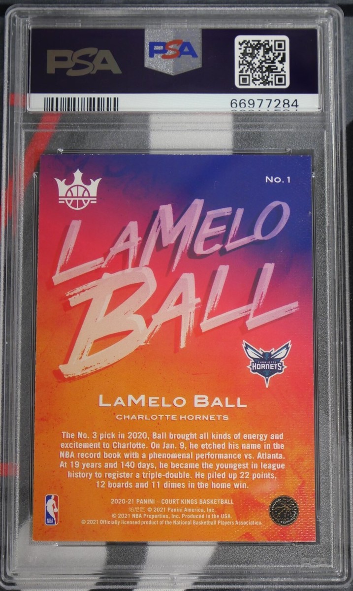LaMELO Ball Court Kings Rookie Exclusive SSP #1 2020 PSA 10 | eBay