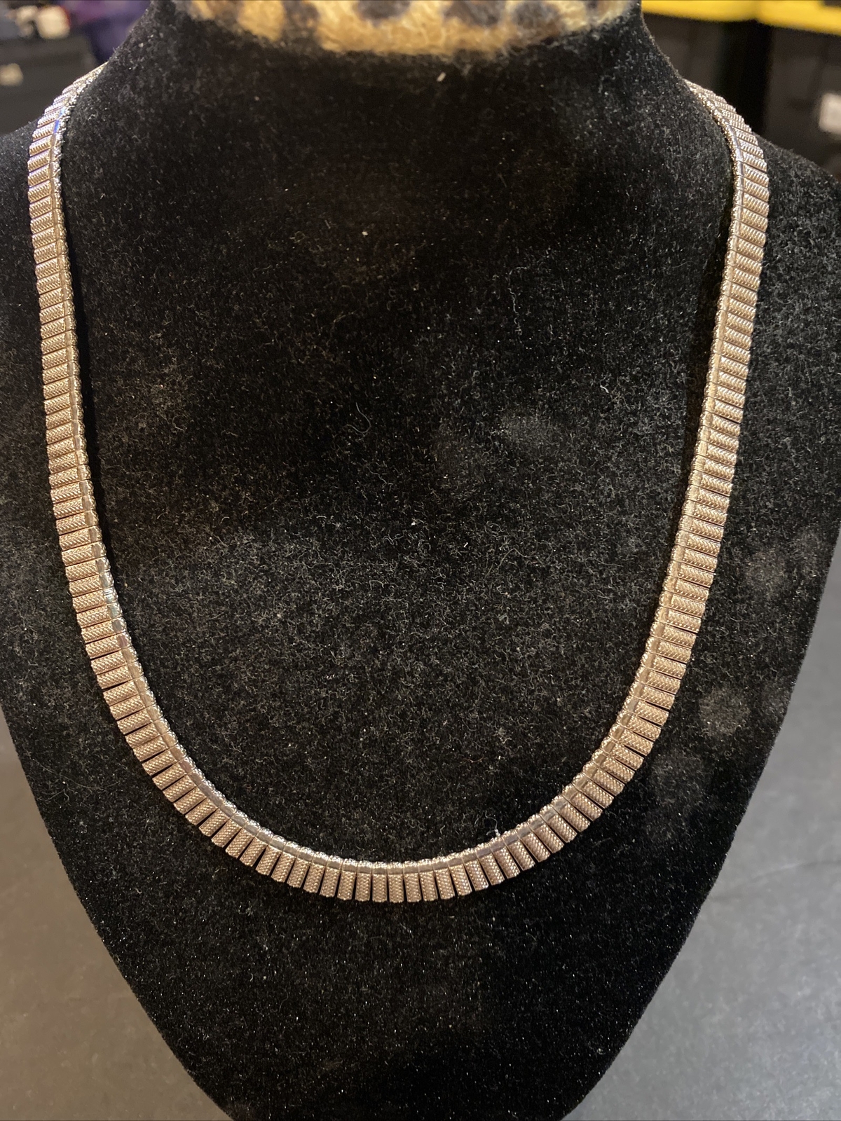 925 FLEXIBLE Sterling Silver Statement Necklace I… - image 3