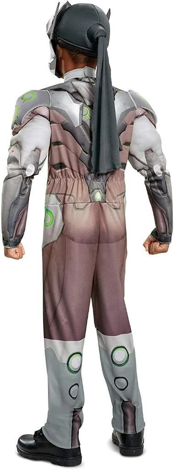 Disfraz Genji Clásico Musculo Disfraz de Halloween para Niño, Gris, Talla/(4-6) Foto 3 de 4