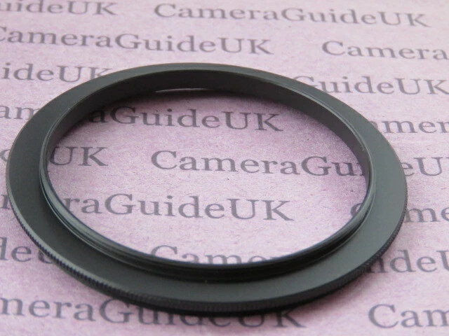 62-72mm 72mm-62mm Male to Male Double Coupling Ring reverse macro Adapter 62-72 - Image 2 of 2