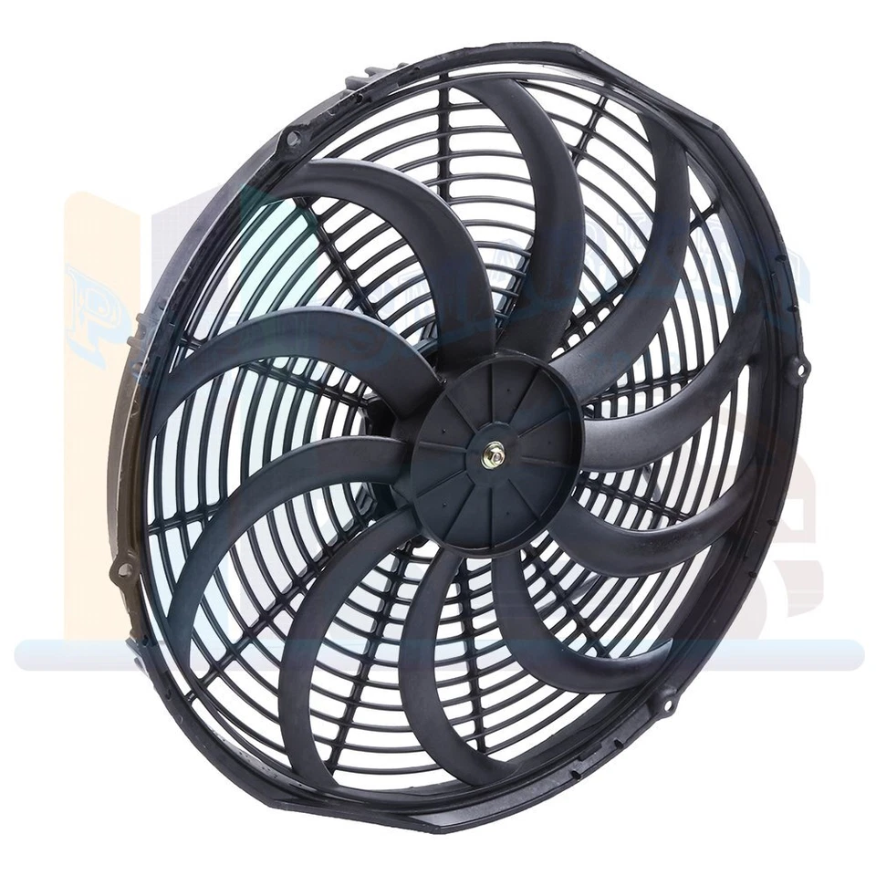 16" Inch Electric Radiator Cooling Fan For 1980-2015 Volkswagen Jetta Passat GTI Foto 4 de 4