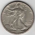 1943 P WALKING LIBERTY HALF-DOLLAR 90% SILVER PHILADELPHIA.50¢ UNITED STATES
