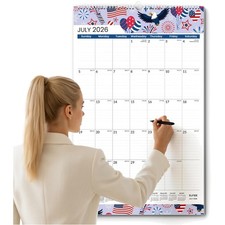 Large Vertical Calendar 2026-2027, 17"x27", 21- Planner