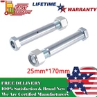 2X Mini Excavator Bucket Pins 25mm X 170mm Greasable Hex Head Pins Set Universal