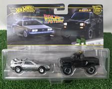 2026 Hot Wheels Premium 2 PACK Back to the Future Time Machine Toyota Pickup