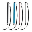 Anti-lost Lanyard Fibre Stylus Mesh Micro Fiber Tip Pen for Smart Phone Tablet