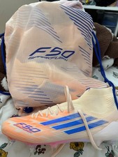 Adidas F50 Sparkfusion Elite Mid SG Womens Soccer Cleats Mango JH7653 Wms Sz 9
