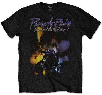 Prince 'Purple Rain' (Schwarz) T-Shirt