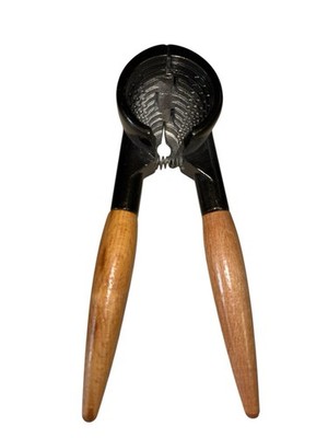Walnut Cracker Nut Shell Cracker Tool 5  Light Wooden Handle Stainless Steel