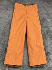 Burton Dryride Orange Snowboard Pants Boys 14/16 Insulated Ski Youth XL