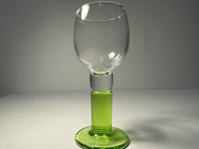 Bormioli Rocco Limoncino Liquor Shot Glass Cordial Green Stemmed - Italian Made
