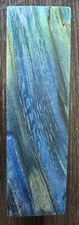 Spalted Stabilized  Dyed Figured Wood Block Knife Scales Handle