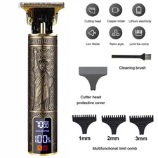 Professional Hair Clippers Trimmer Cordless Shaving Machine Cutting Barber Beard