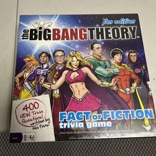The Big Bang Theory Fact or Fiction Trivia Board Game Fan Edition - New / Sealed
