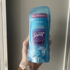 3 Pack Secret LAVENDER Clear Gel 2x Antiperspirant/Deodorant 2.6 Oz 48 HR