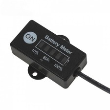 12V 24V LED Battery Indicator Level Meter Gauge for Lead-acid Battery Meter