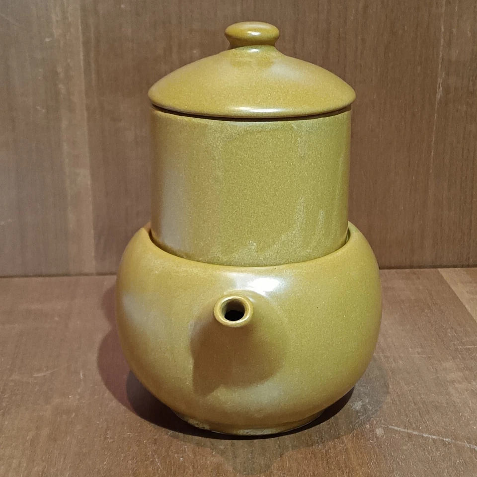 Théière En Grès Empilable Avec Infuseur, Jaune, Cafetière  - Photo 2/4