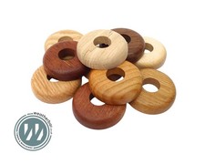 Solid Wood Radiator Pipe Cover Pipe Rose. For 15-18mm Pipes, 10 Colour Finishes!