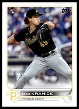 2022 Topps Max Kranick Rookie Pittsburgh Pirates #325