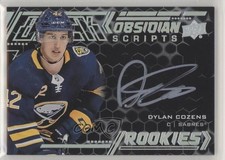 2020-21 SPx UD Black Obsidian Rookie Scripts Dylan Cozens #ORS-DC Auto 04f2