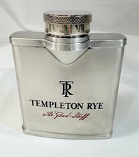 Templeton Rye The Good Stuff Hip Flask Stainless Steel