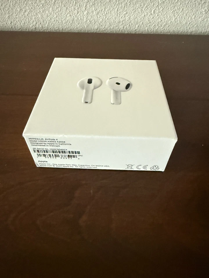 Apple AirPods Wireless 4th Generation MXP63LL/A-SEALED - Image 4 of 4