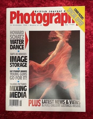 British Journal Of Photography Magazine, 20 November 1996. SW29