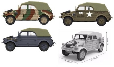 Meng 1/35 German Pkw.K1 Kubelwagen Type 82, Eastern Front