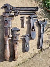 JOBLOT VINTAGE ADJUSTABLE WRENCHES SPANNERS INC BAHCO KING DICK CK etc 