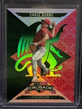 2025 Crusade Baseball Chase Burns Rookie Green Chrome /249 RC