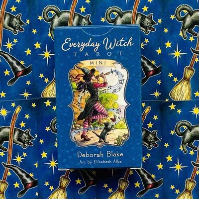 EVERYDAY WITCH Tarot Mini Karten Deck llewellyn Deborah Blake Elisabeth Alba Neu