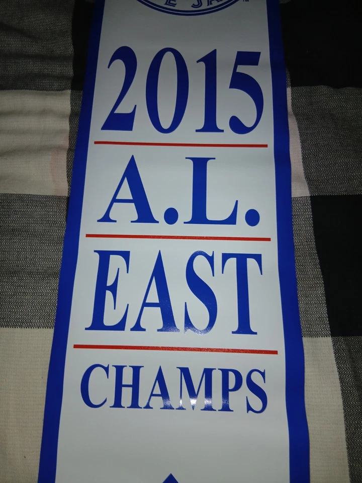TORONTO BLUE JAYS SGA 2015 LIGA AMERICANA EAST BANNER MLB Foto 4 de 4