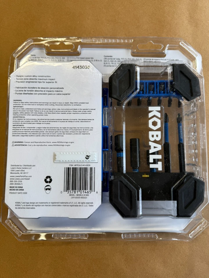 Kobalt Impact Driver Bit Set 50 -Piece 01465 - Image 2 of 4