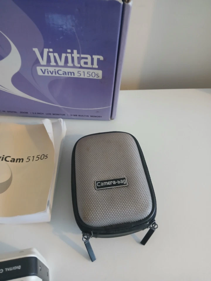 Vivitar ViviCam 5150s Digital Camera 5.0MP  with box 16mb memory - Working  - Image 4 of 4