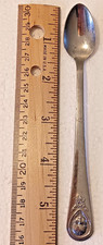 Gerber Oneida Baby Spoon Silver Embossed Head Design Vintage 1980s Collectible