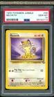 PSA 10 ⭐️ Pokemon Meowth 56 Jungle Vintage Non-Holo Graded Card