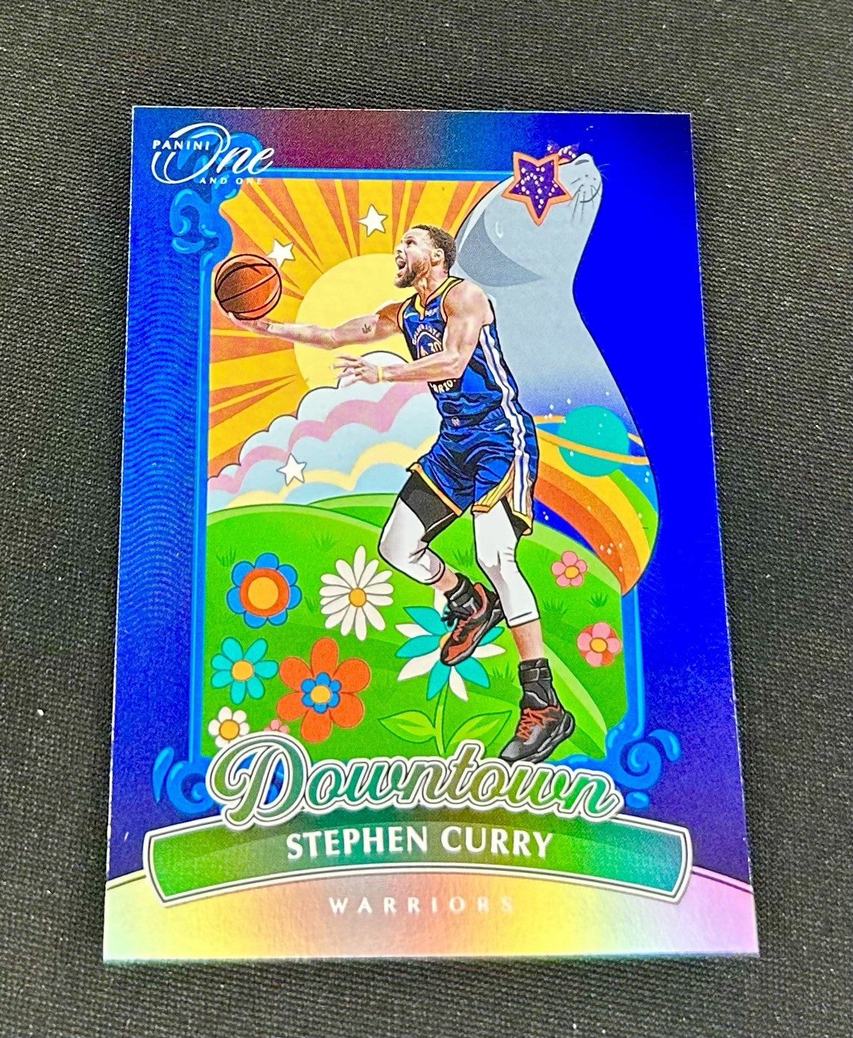 2023 Stephen Curry Panini One And One Downtown Holo #16 Vertical & DOWNTOWN! SP